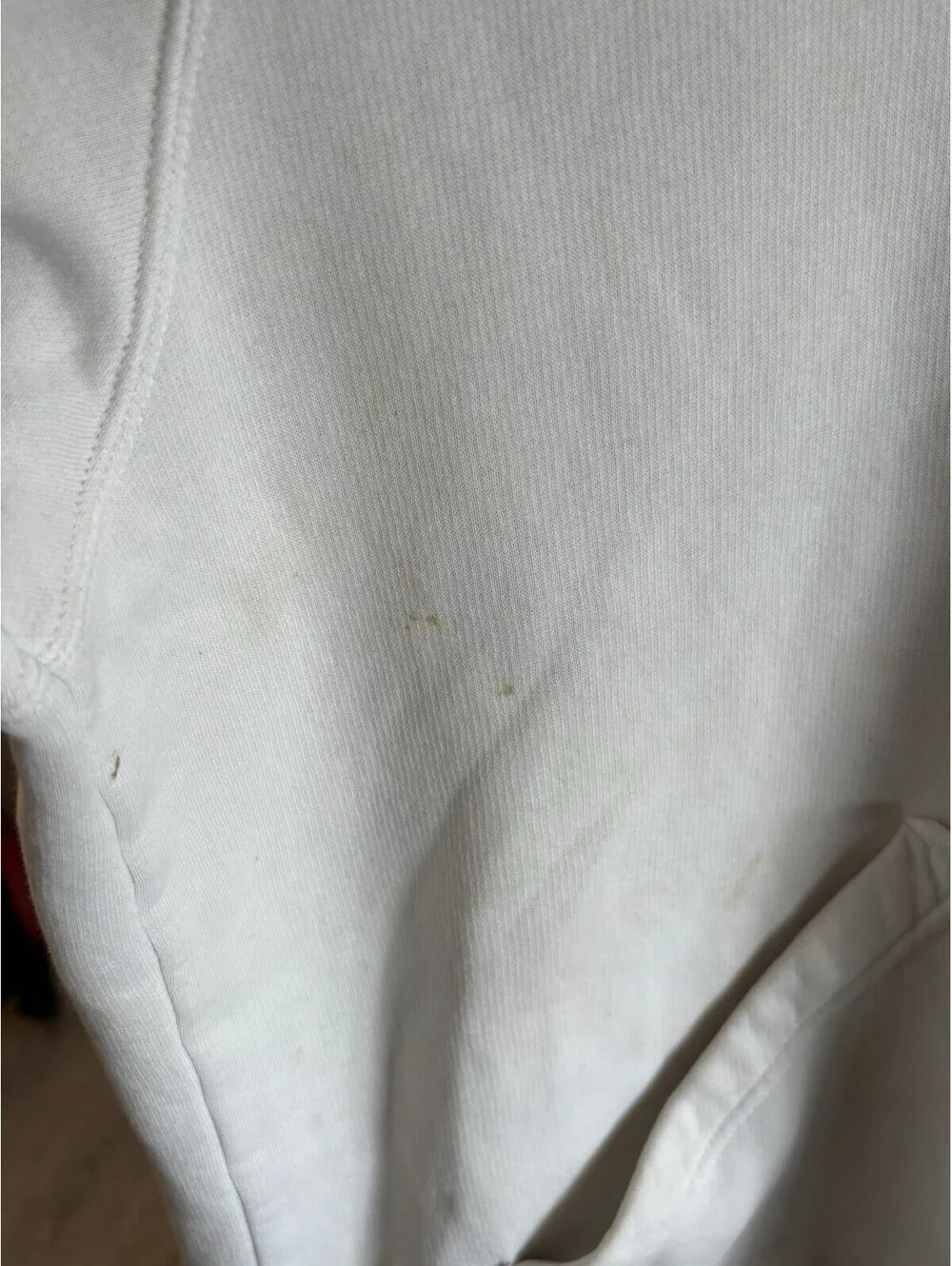 Adidas Originals Trefoil Hoodie White Pullover Sweatshirt Big Logo Men's XL